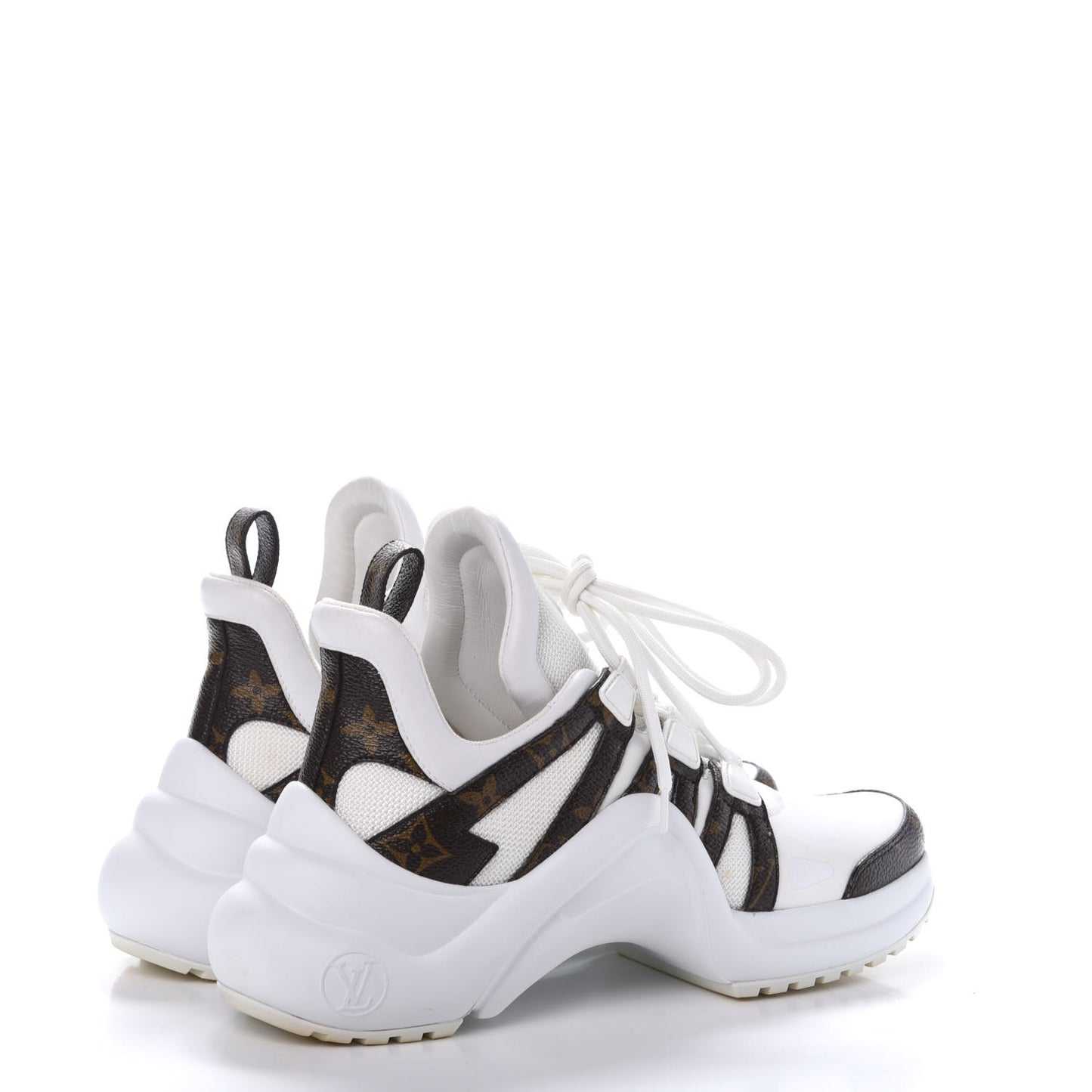 Patent Monogram LV Archlight Sneakers 37 White