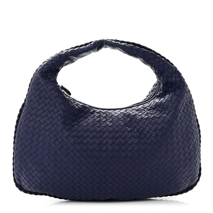 Bottega Veneta Nappa Intrecciato Large Veneta Hobo Sapphire 1 of 10