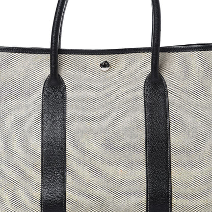 Hermes Buffle Skipper Toile Garden Party 36 MM Tote Black 7 of 11