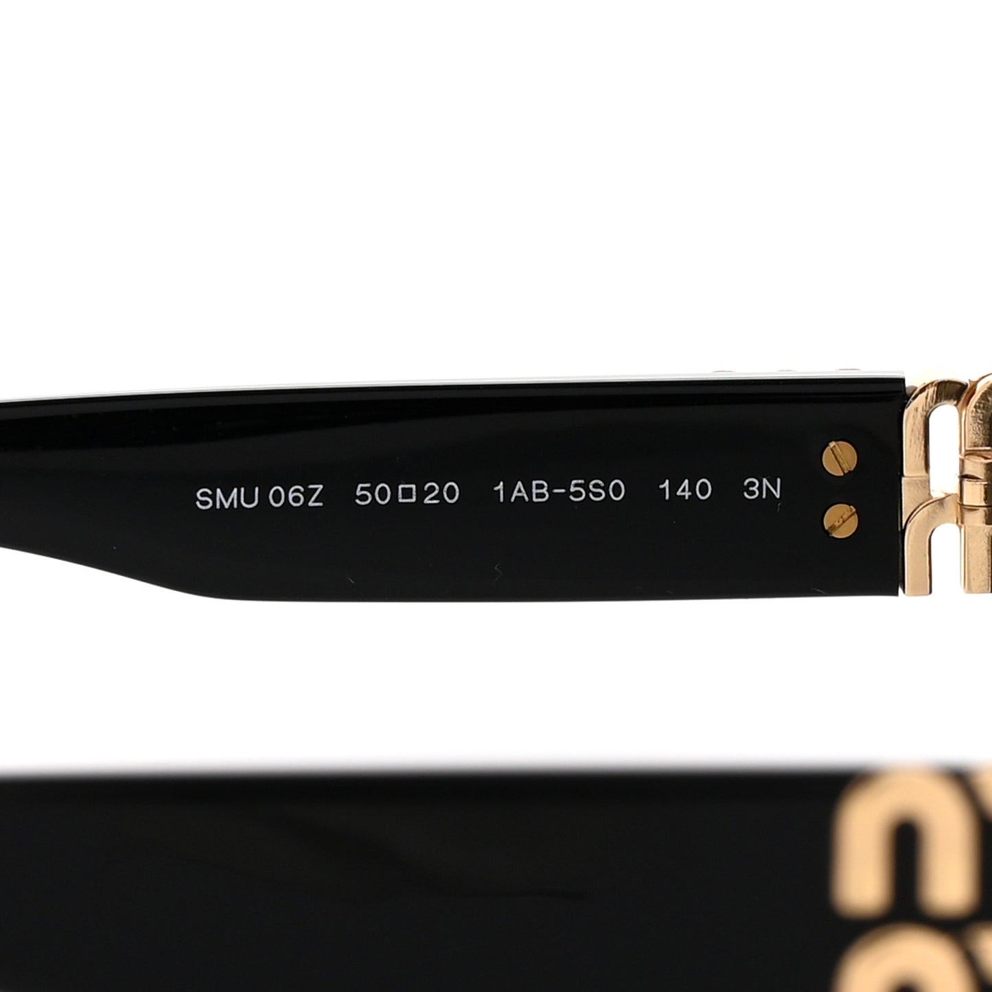 Acetate Oval Sunglasses SMU 06Z Black
