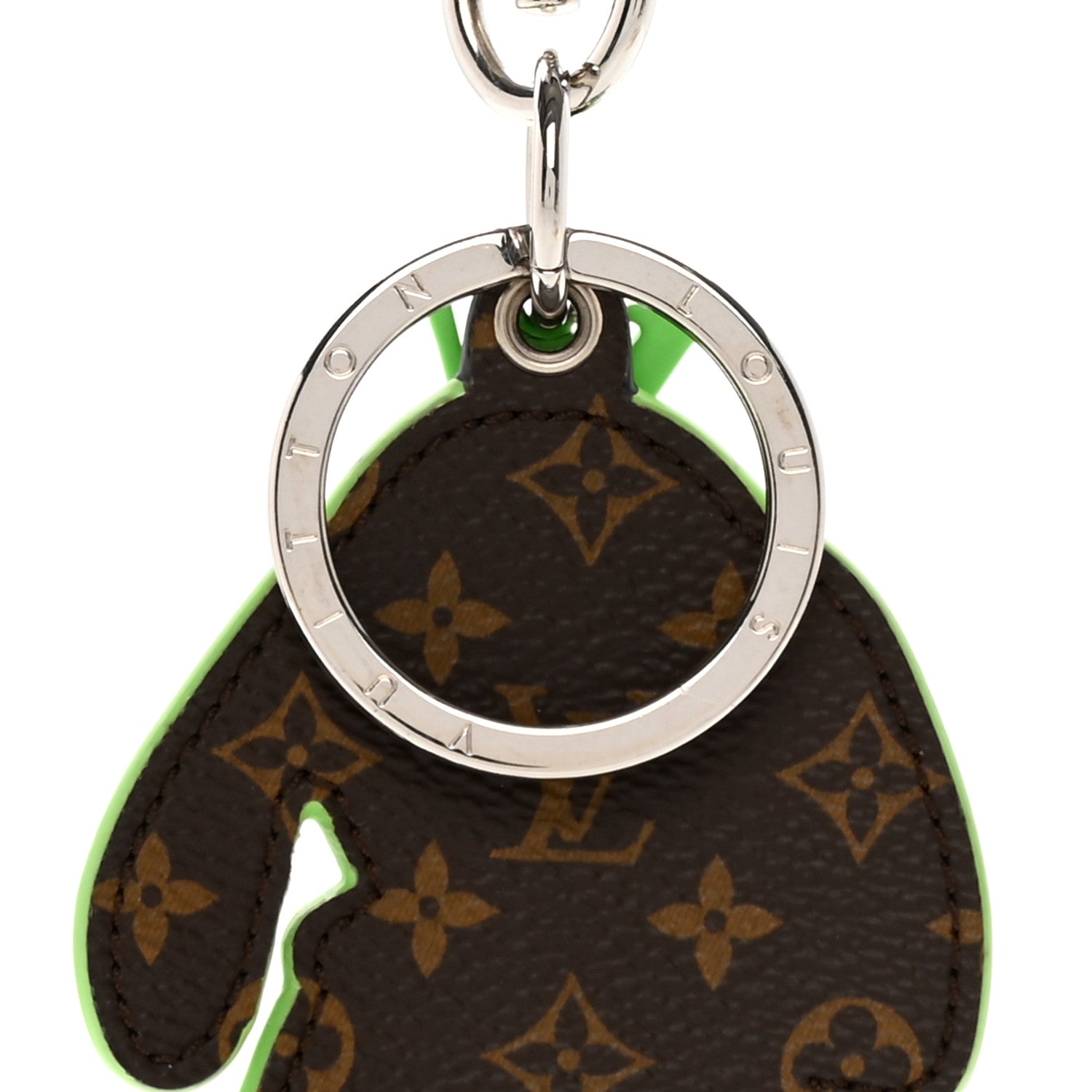 Louis Vuitton Monogram LV Friends Bag Charm Key Holder 3 of 10