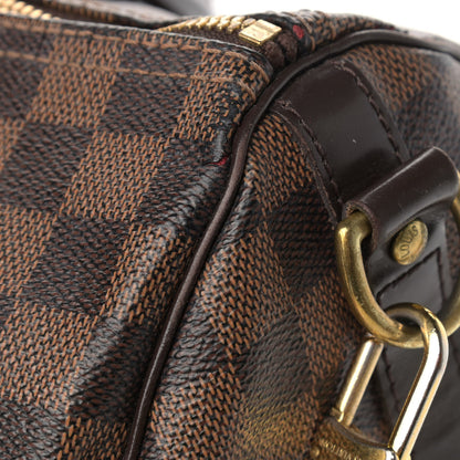 Louis Vuitton Damier Ebene Speedy Bandouliere 30 17 of 26