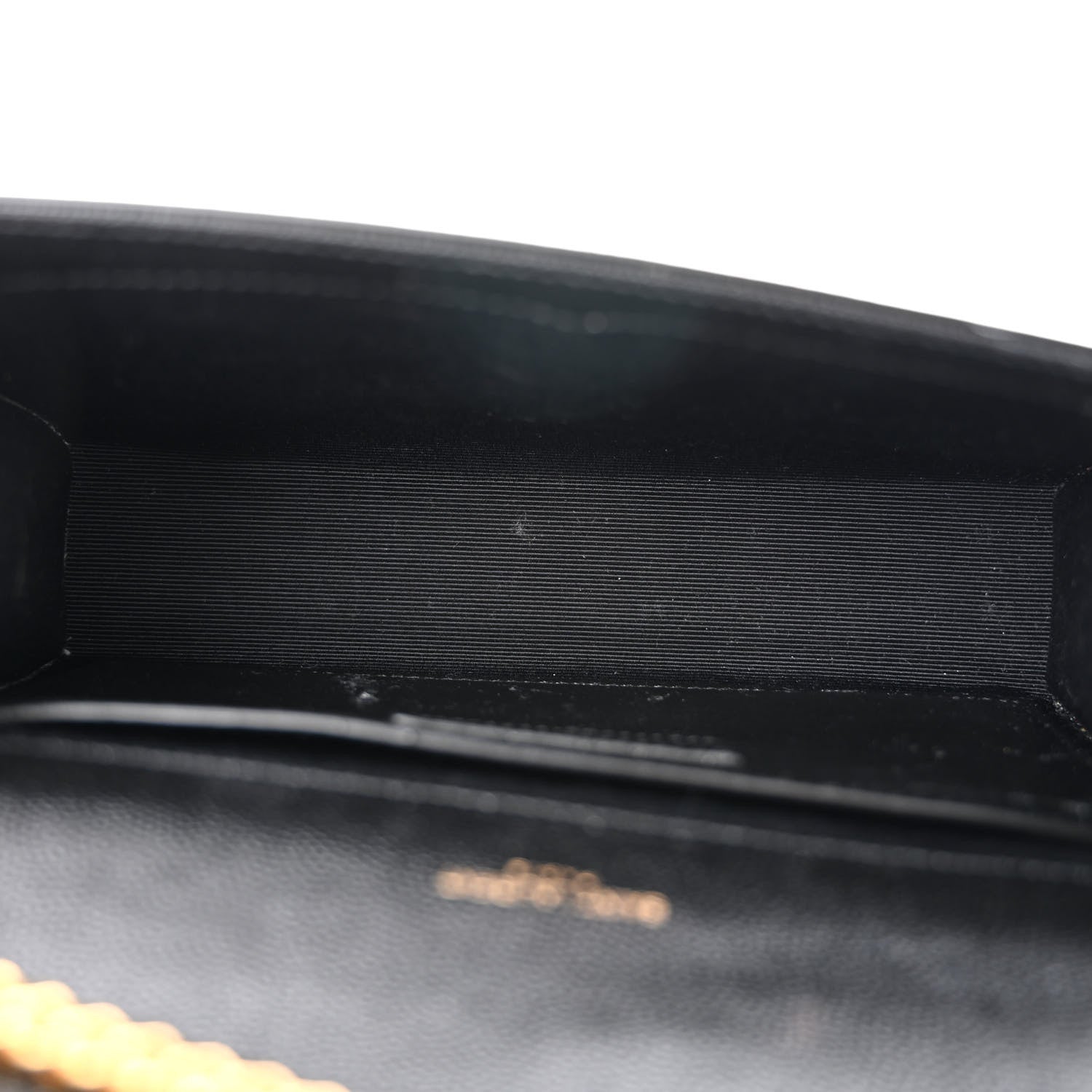 Saint Laurent Grain De Poudre Small Monogram Kate Satchel Black 5 of 12