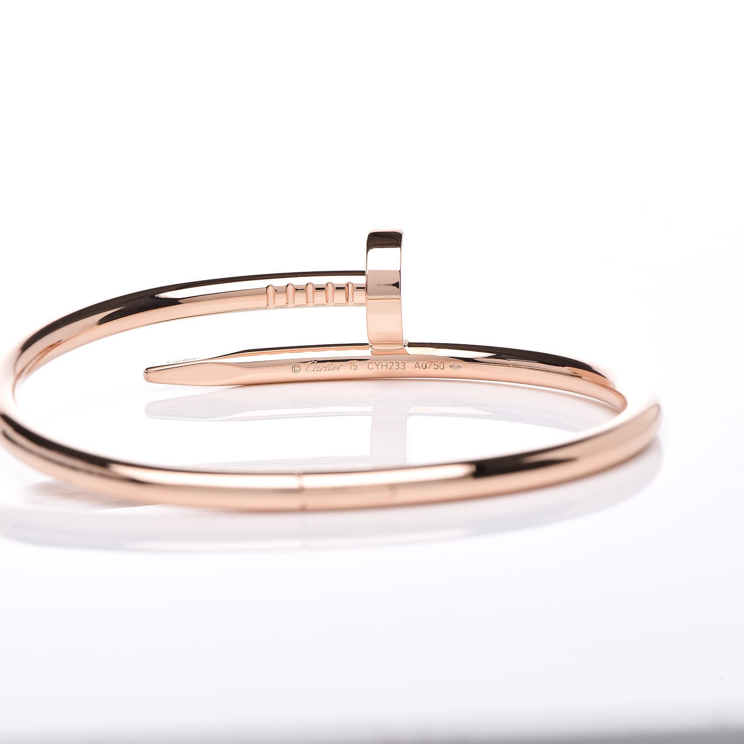 Cartier 18K Pink Gold Juste Un Clou Bracelet 15 4 of 7