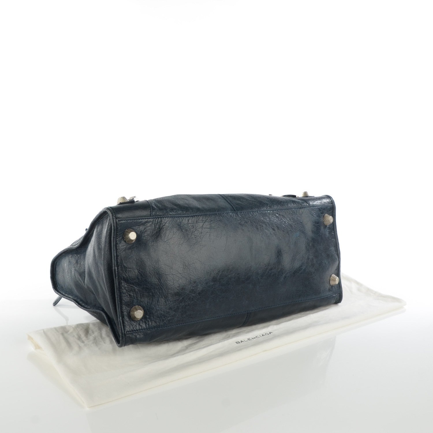 Balenciaga Agneau Giant 21 Silver Hardware Work Dark Night 4 of 7