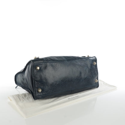 Balenciaga Agneau Giant 21 Silver Hardware Work Dark Night 4 of 7