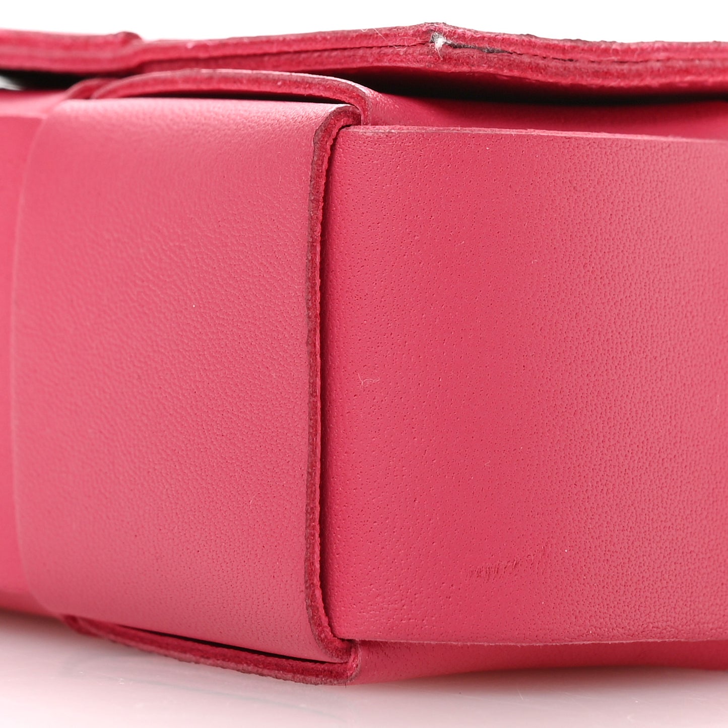 Lambskin Maxi Intrecciato Extra Mini Cassette Crossbody Bag Cranberry