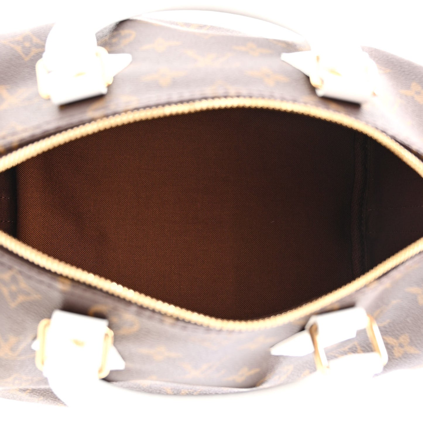 Monogram LV Match Speedy Bandouliere 25 White