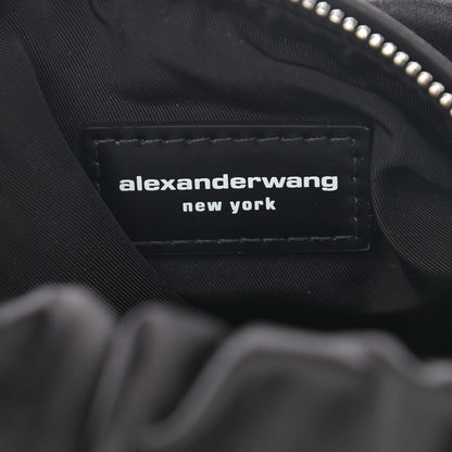 Alexander Wang Satin Mini Scrunchie Bag Black 6 of 9