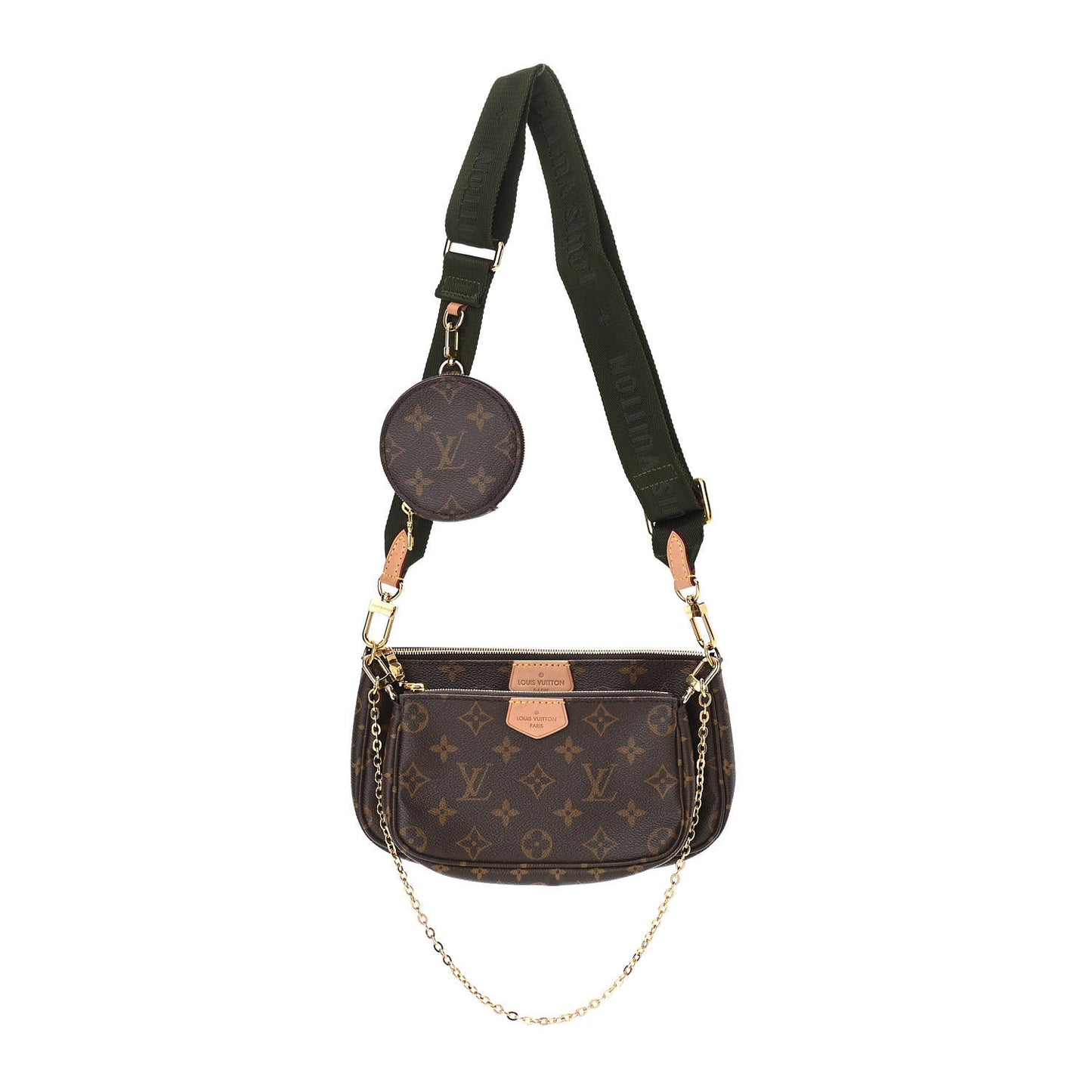 Monogram Multi Pochette Accessories Kaki