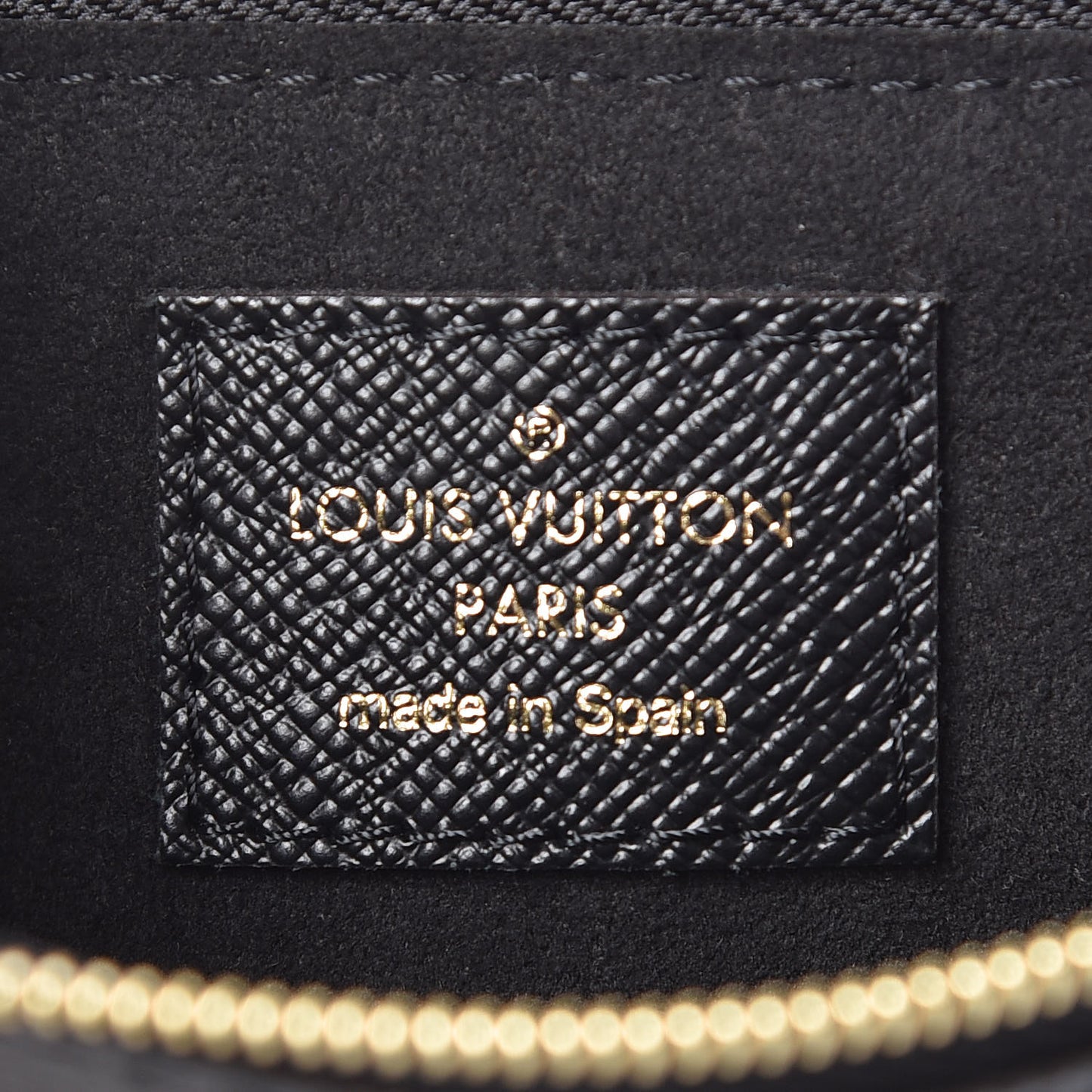 Monogram Giant Jungle Pochette Double Zip Black