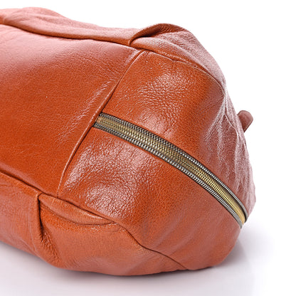 Prada Vitello Daino Zip Hobo Orange 9 of 10