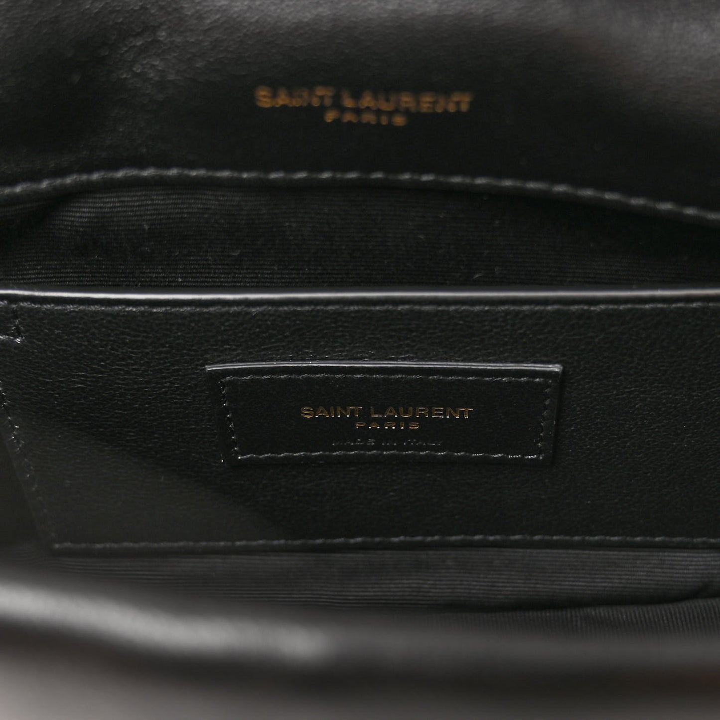 Lambskin Matelasse Monogram Mini Jamie 4.3 Black