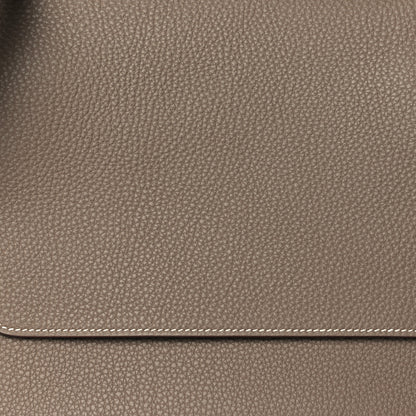 Hermes Togo Mali-Selle PM Messenger Bag Etoupe 8 of 10
