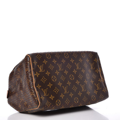 Louis Vuitton Monogram Perforated Speedy 30 Orange 4 of 13