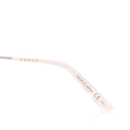 Gucci Crystal Metal Sunglasses GG0644S Gold Silver 6 of 8