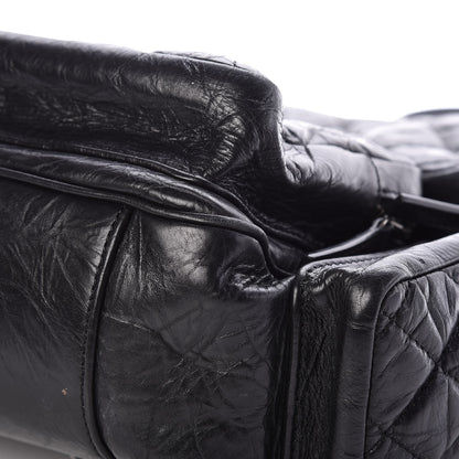 Chanel Aged Calfskin Quilted Large Casual Rock Backpack Black 12 of 14