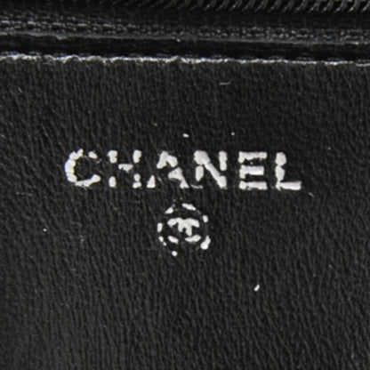 Chanel Lambskin Quilted Wallet On Chain Black 8 of 11