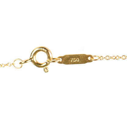 Tiffany 18K Yellow Gold Notes Round Pendant Necklace 7 of 8