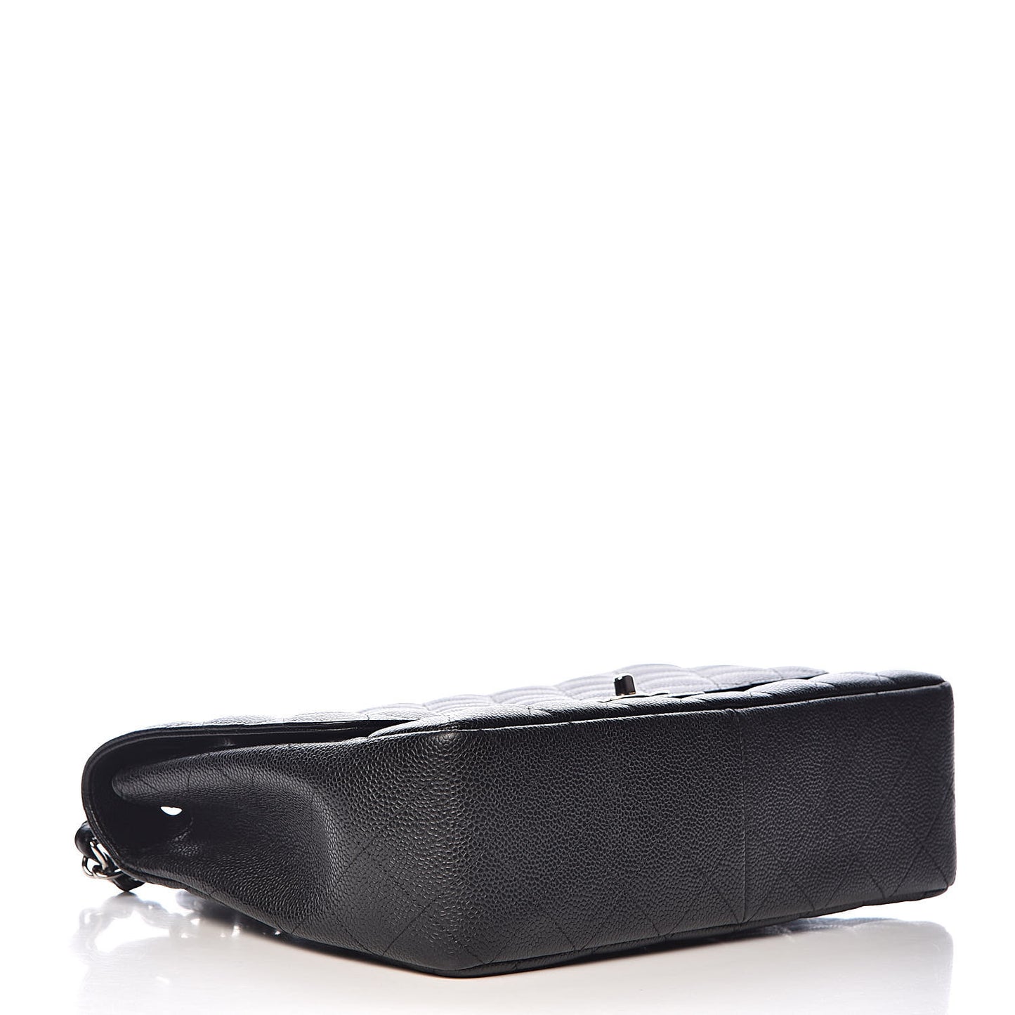 Caviar Quilted Jumbo Single Flap Black