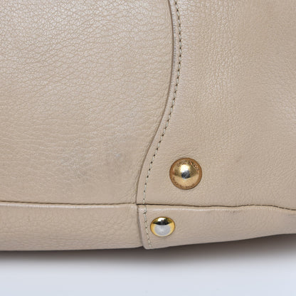 Prada Vitello Daino Pushlock Tote Sughero 12 of 24