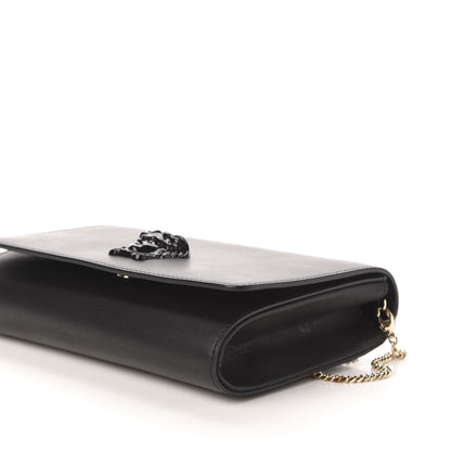 Versace Vitello Palazzo Medusa Evening Clutch Bag Black 9 of 12