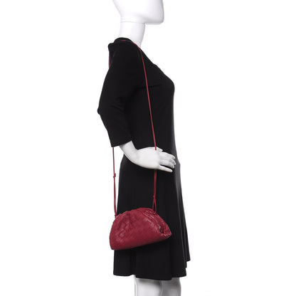 Bottega Veneta Nappa Intrecciato The Mini Pouch Amaranto 2 of 10
