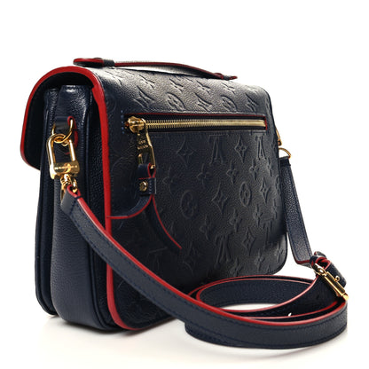 Louis Vuitton Empreinte Pochette Metis Marine Rouge 3 of 11