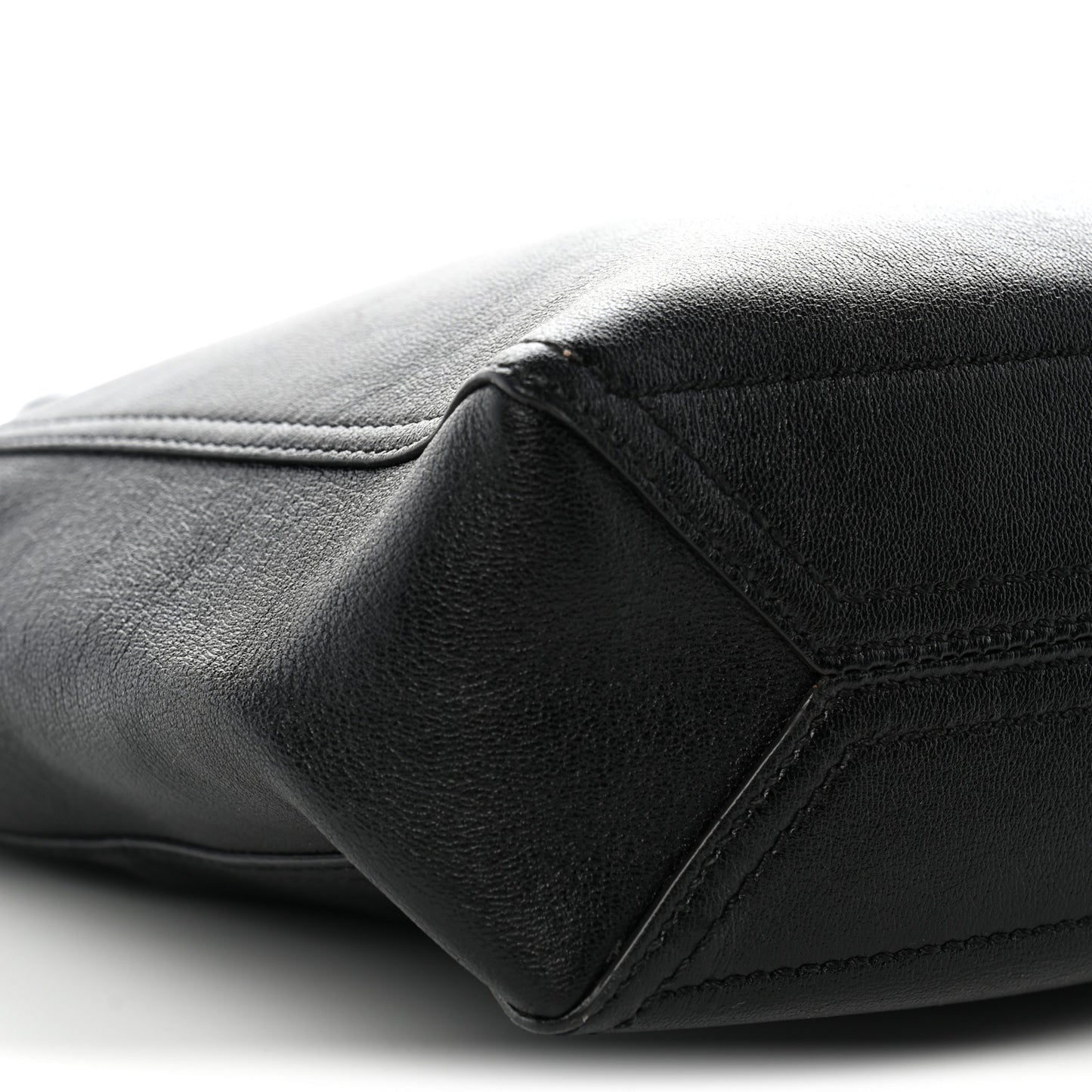 New Sakai Calfskin Lux Small Dahlia Tote Black