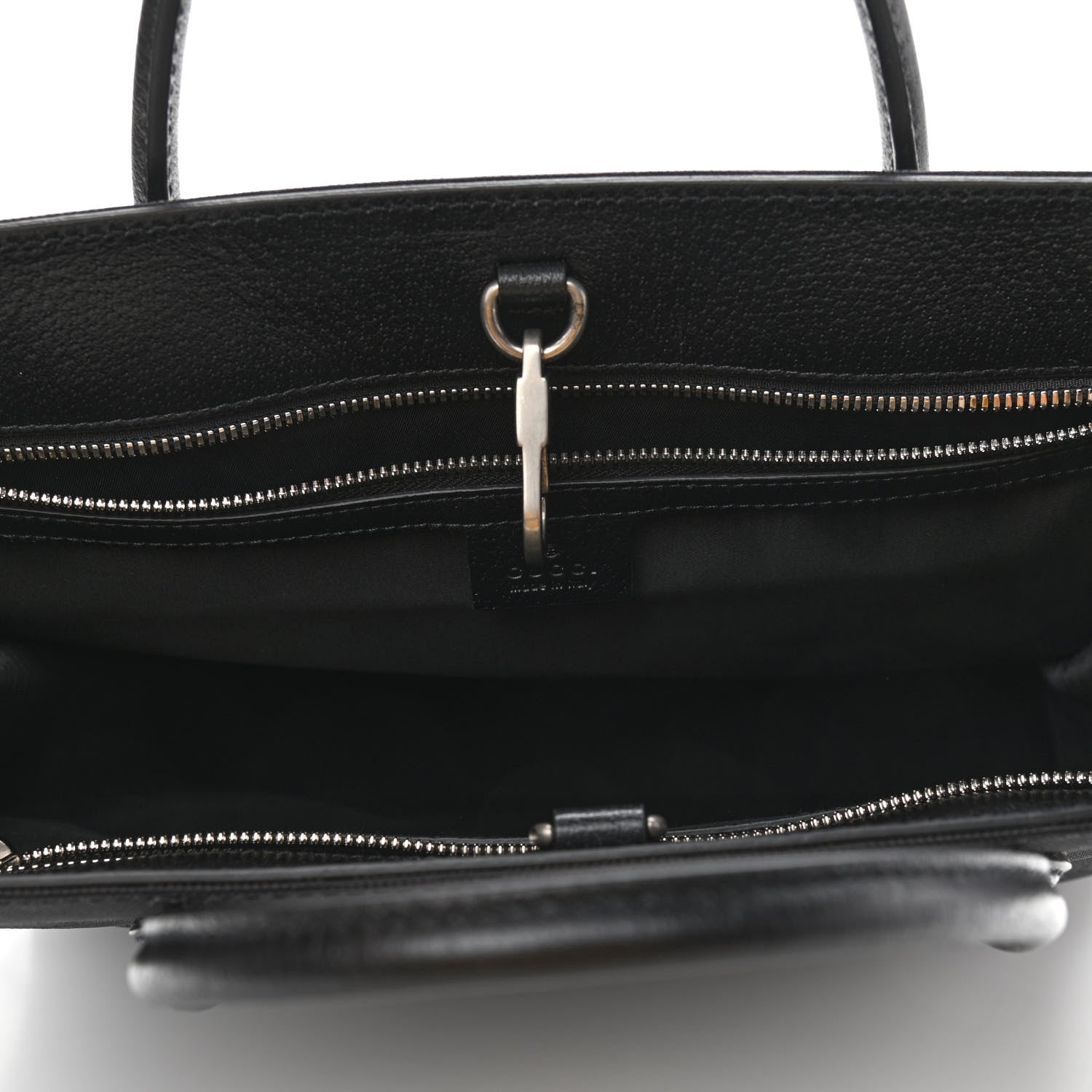 Gucci Econyl Nylon Monogram Off The Grid Long Tote Bag Black 5 of 10