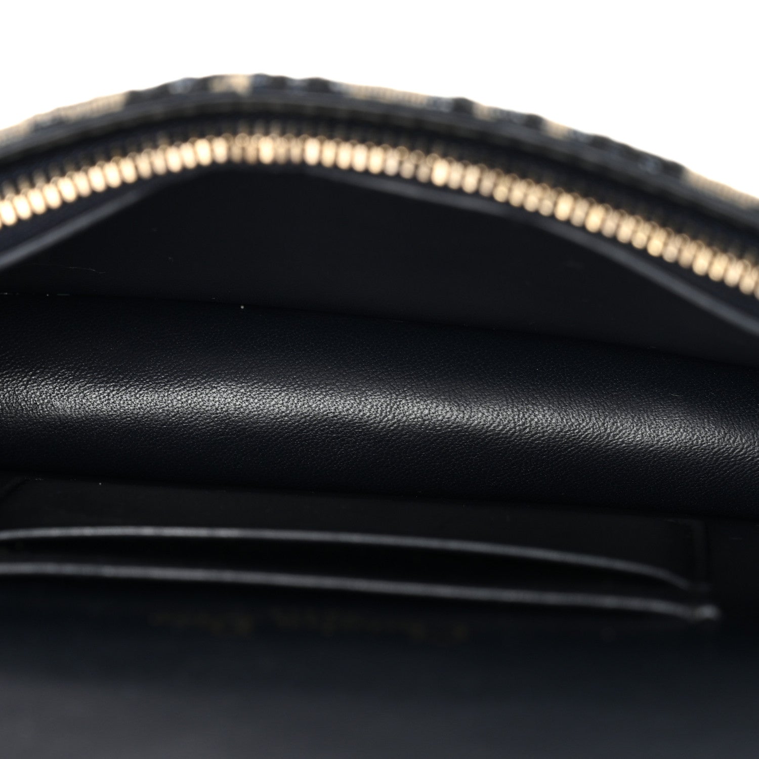 Christian Dior Oblique Saddle Belt Bag Blue 5 of 12