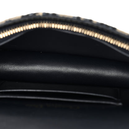 Christian Dior Oblique Saddle Belt Bag Blue 5 of 12