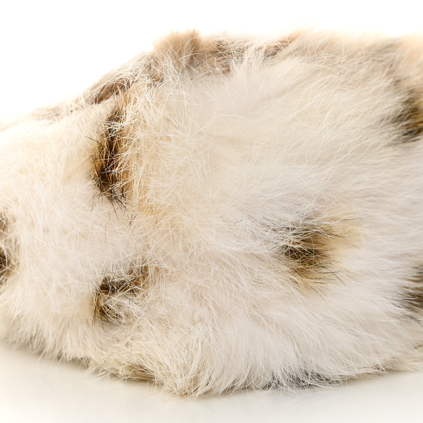 Rabbit Fur Mini Pochette White