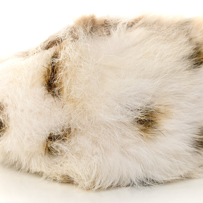 Fendi Rabbit Fur Mini Pochette White 8 of 9