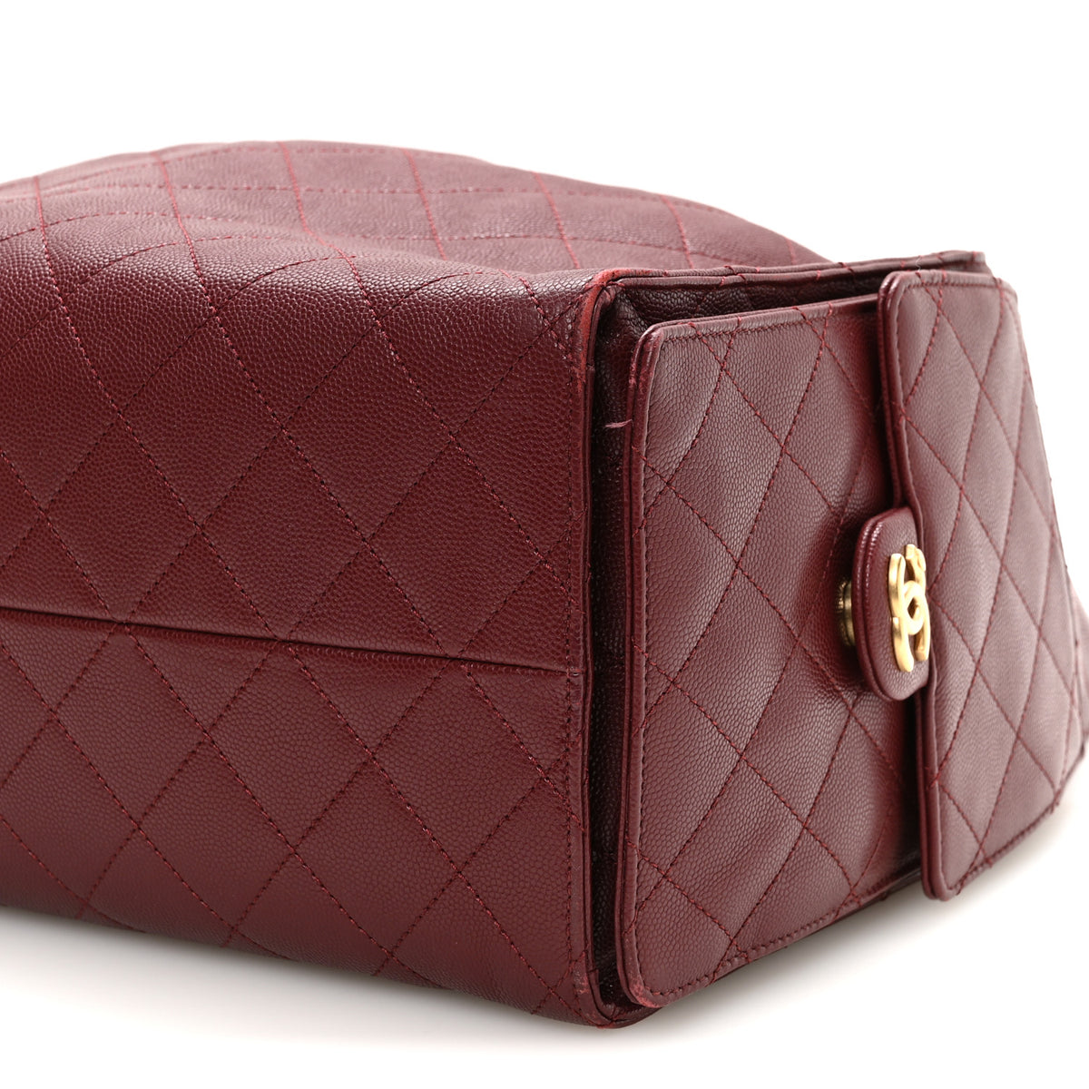 Chanel Caviar Quilted Medium Chanel 25 Handbag Burgundy 18 of 19