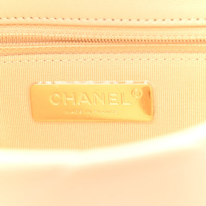 Chanel Lambskin Quilted Medium Chanel 19 Flap Beige 5 of 12