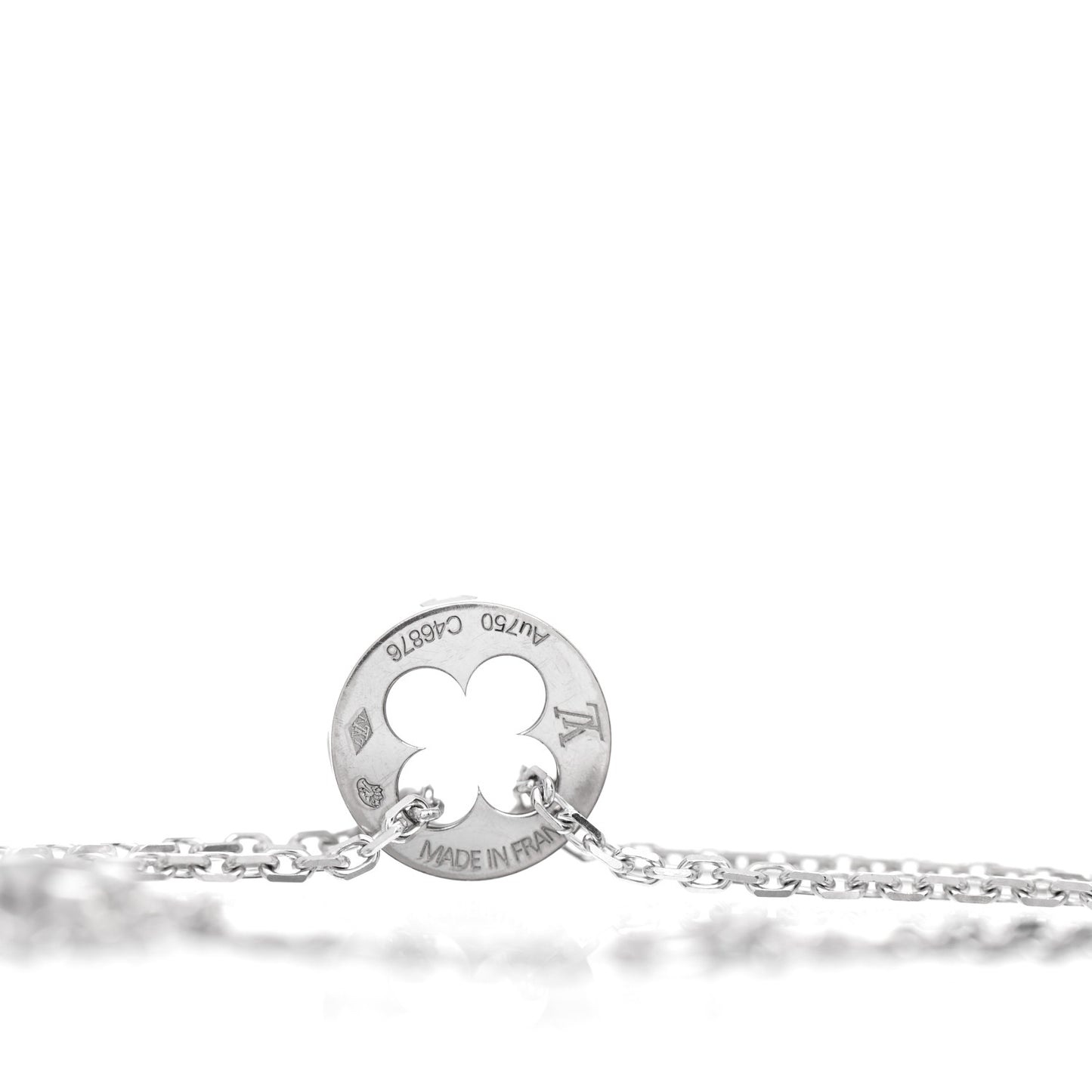 18K White Gold Diamond Blossom BB Bracelet