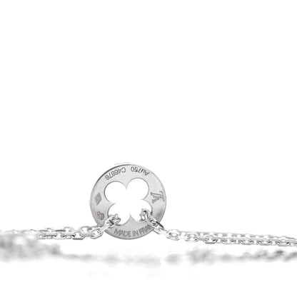 Louis Vuitton 18K White Gold Diamond Blossom BB Bracelet 4 of 4