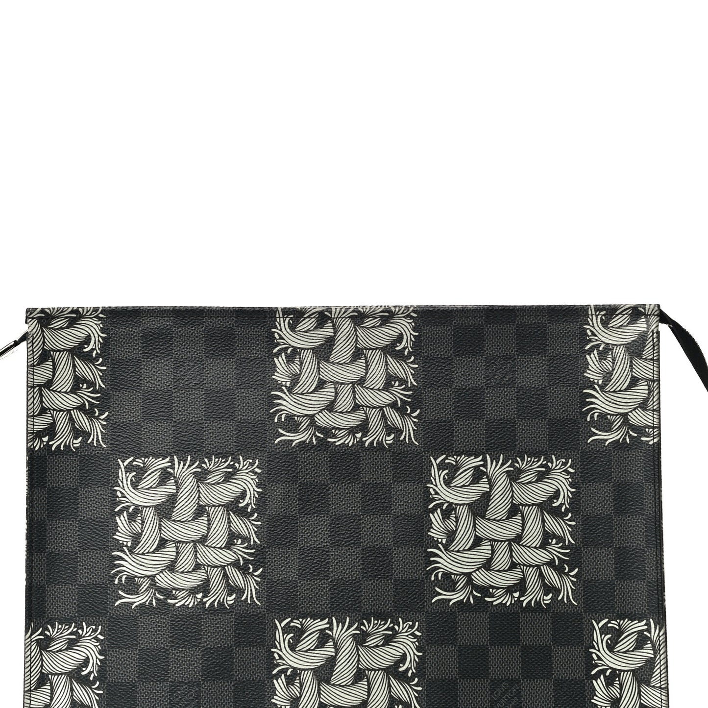 Damier Graphite Rope Pochette Voyage White