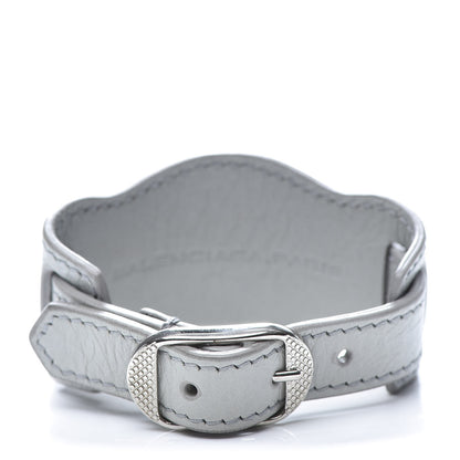 Balenciaga Agneau Arena Giant 12 Silver Hardware Bracelet Gris Glace 3 of 5
