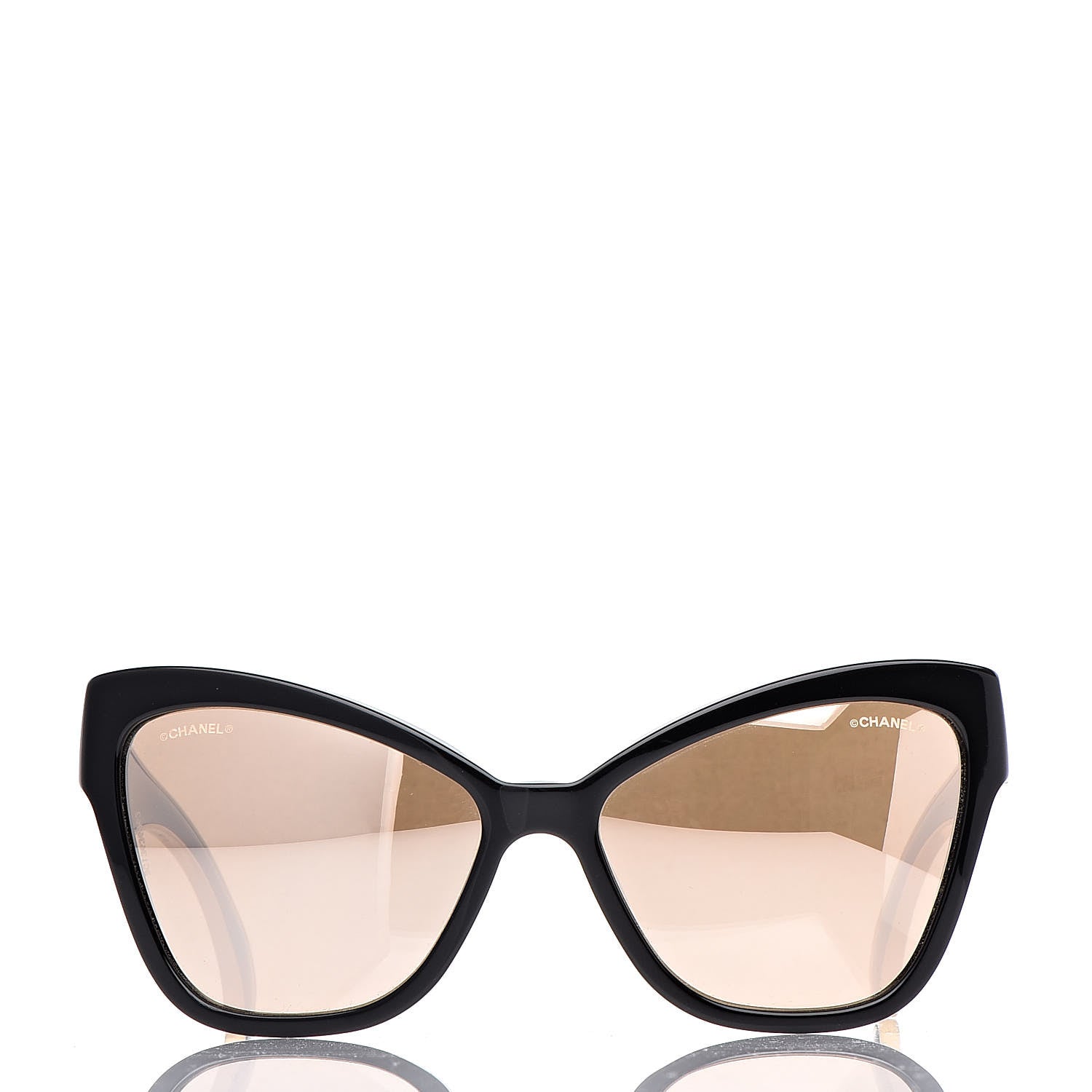 Chanel Acetate CC Cat Eye Sunglasses 5271 Black 2 of 6