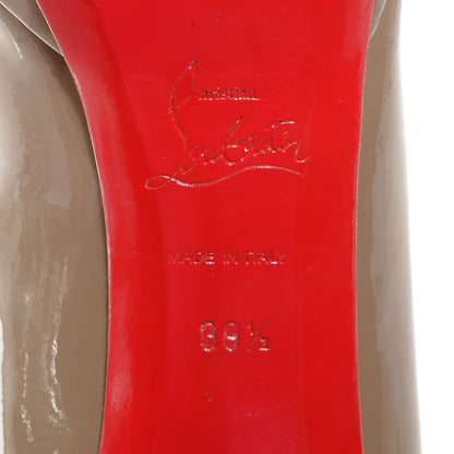 Christian Louboutin Patent New Simple 85 Pumps 39.5 Grey 6 of 6
