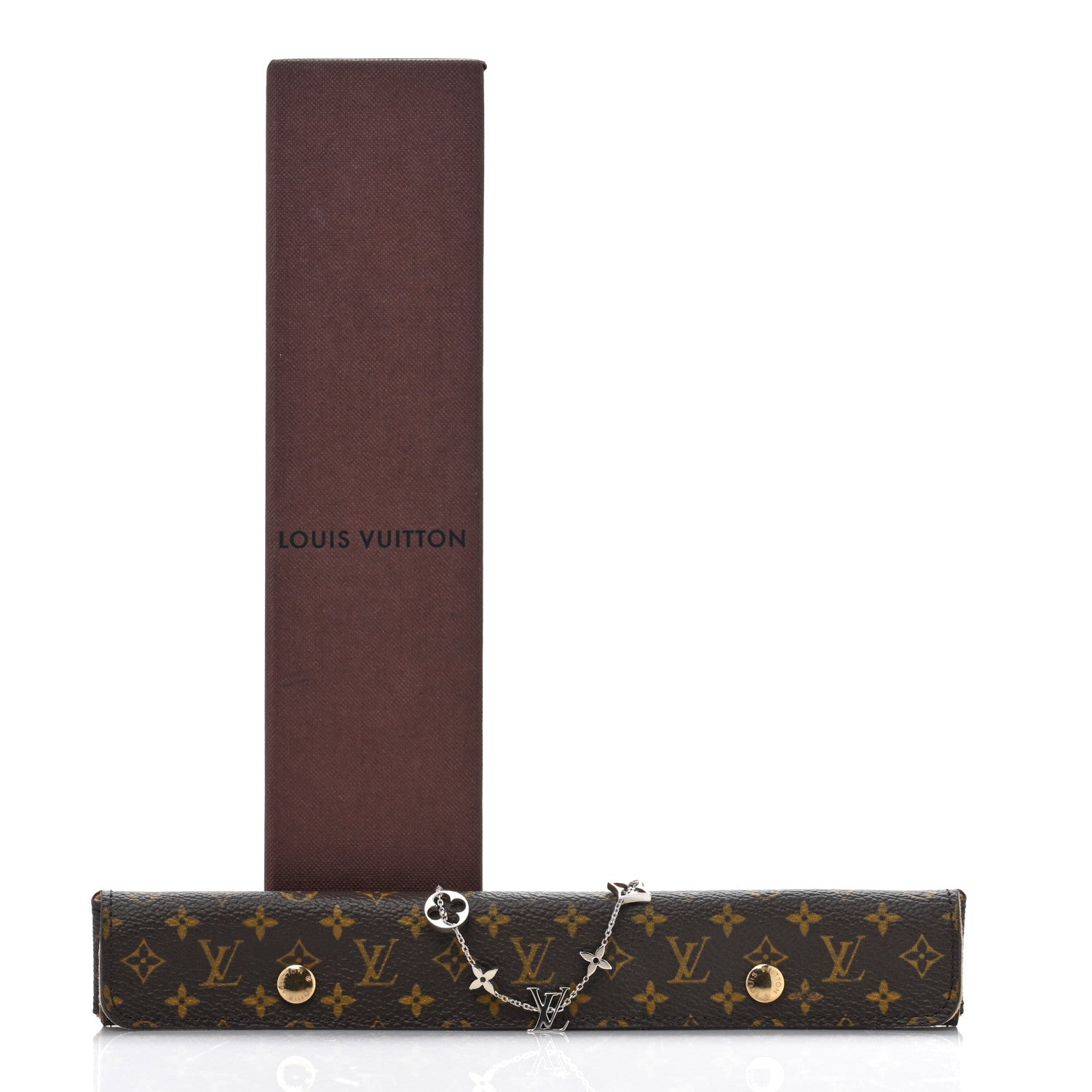 Louis Vuitton 18K White Gold Idylle Blossom Monogram Bracelet 4 of 4