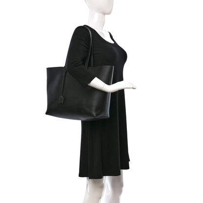 Saint Laurent Calfskin Large Shopping Tote Black 2 of 10
