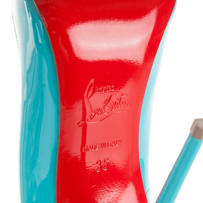 Christian Louboutin Patent So Kate 120 Pumps 35 Pacific 6 of 7
