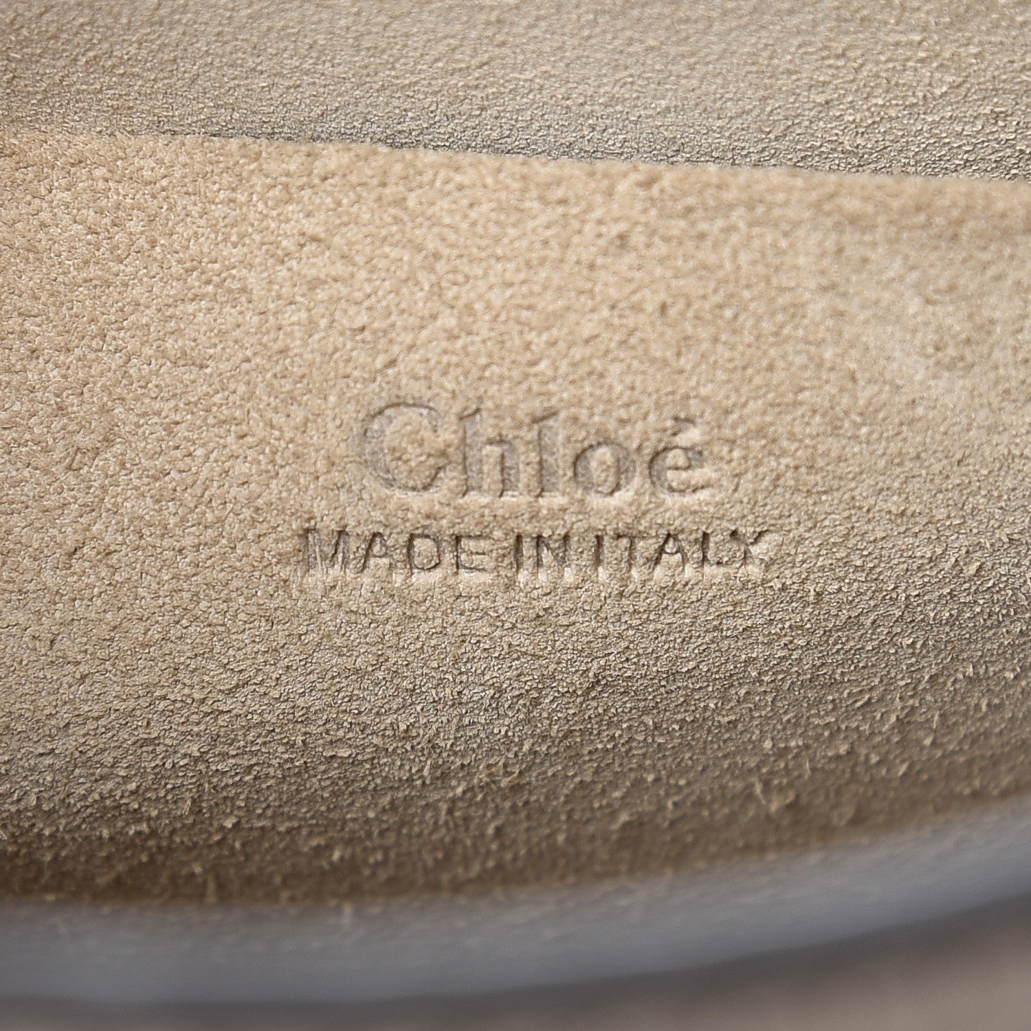 Chloe Calfskin Suede Medium Nile Bracelet Bag Motty Grey 6 of 8
