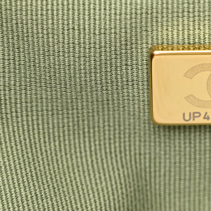 Chanel Suede Quilted Small Chanel 25 Handbag Khaki 6 of 10