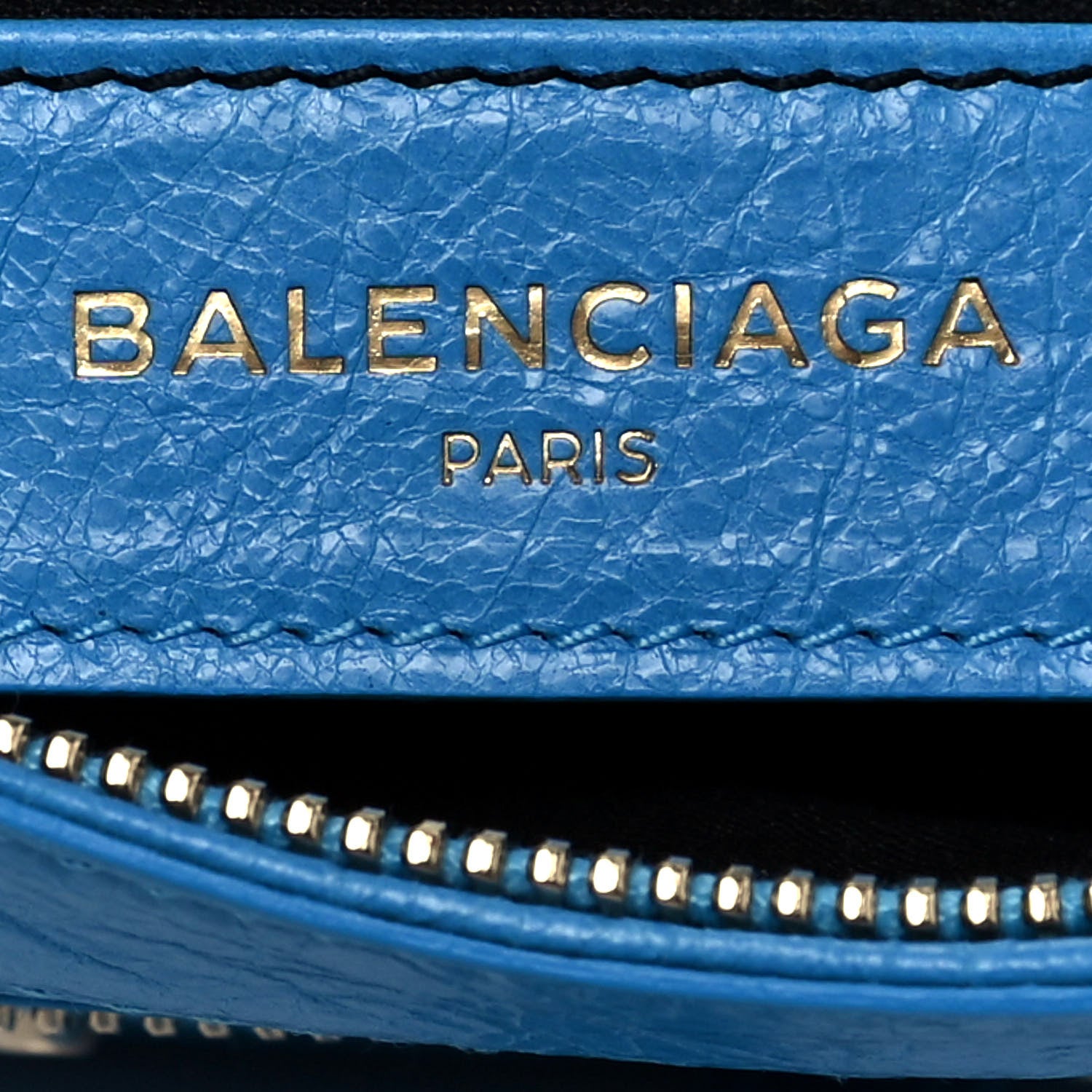 Balenciaga Agneau Classic Gold Hardware Hip Bleu Azur Clair 10 of 12