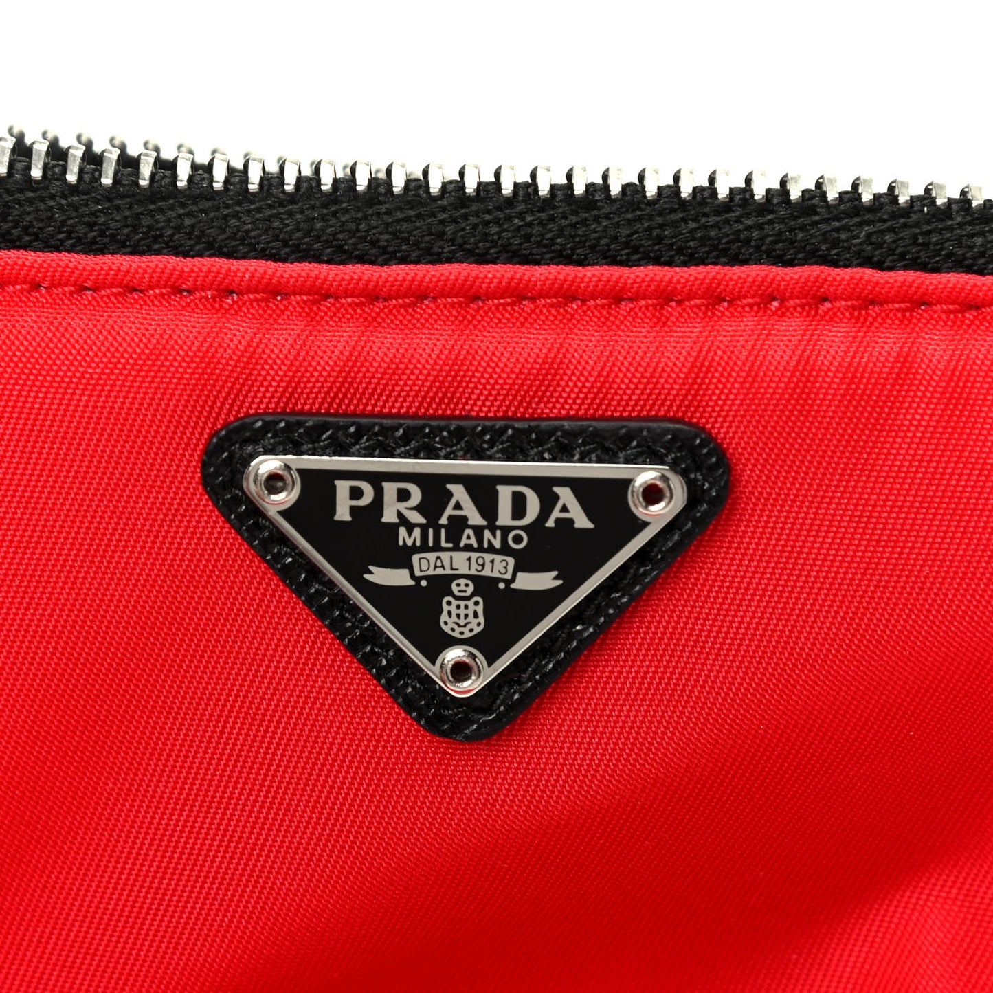 Tessuto Nylon Phone Case Crossbody Rosso