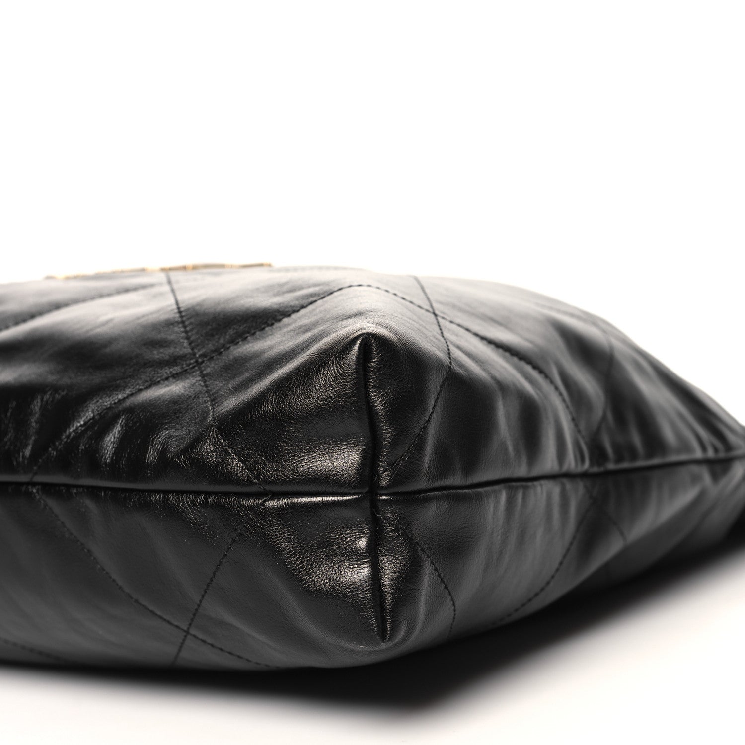 Chanel Shiny Calfskin Quilted Chanel 22 Black 11 of 12